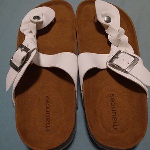 Maurices Sandals White